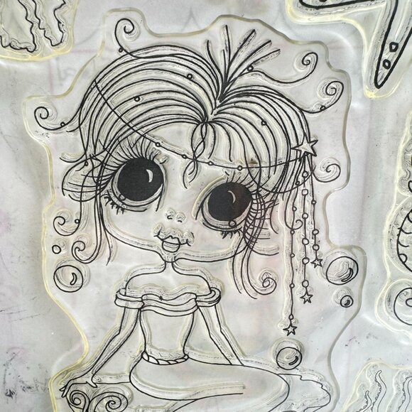 Penny Black Lulu Spring Clear Stamps & Sherri Baldy My Besties Craft Stamps Set - Picture 4 of 13